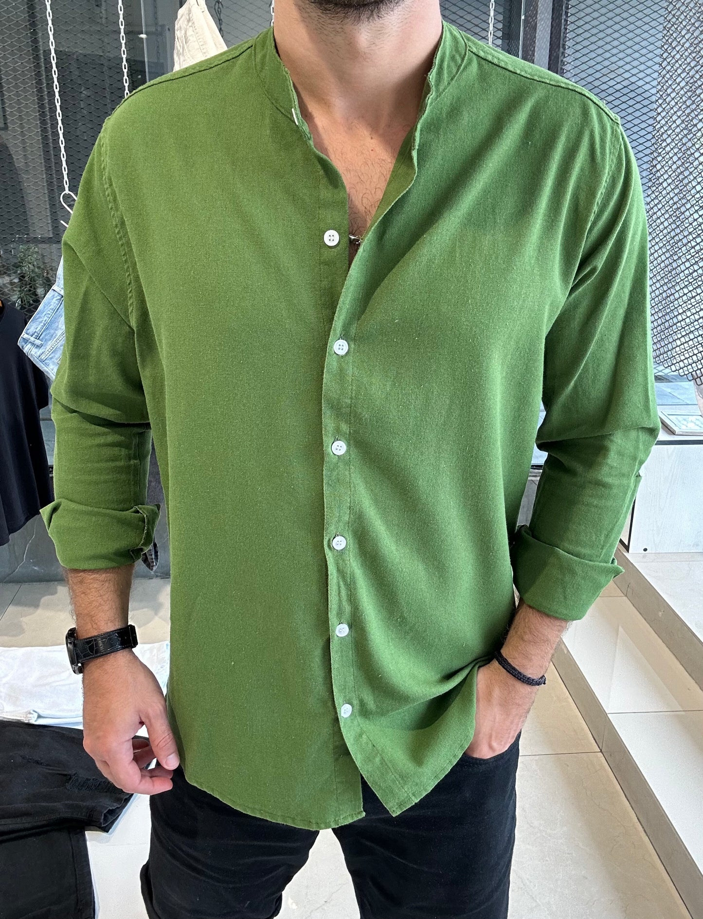 Camisa de lino