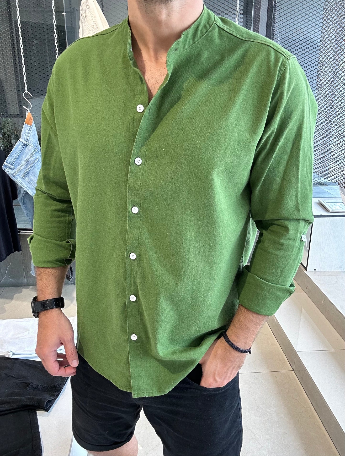 Camisa de lino