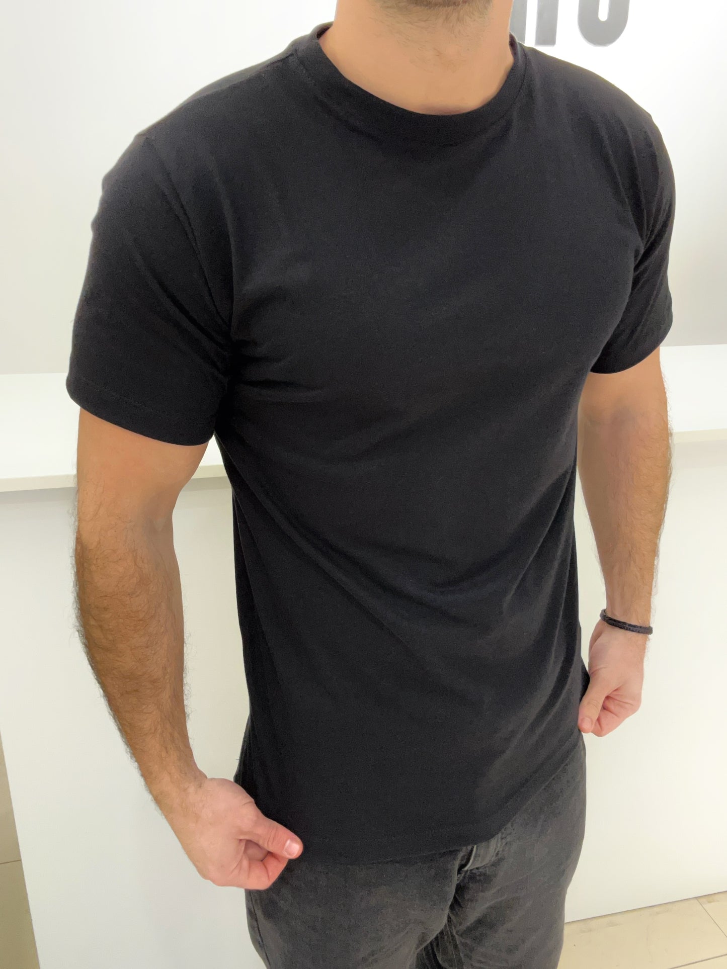 Remera básica de algodón