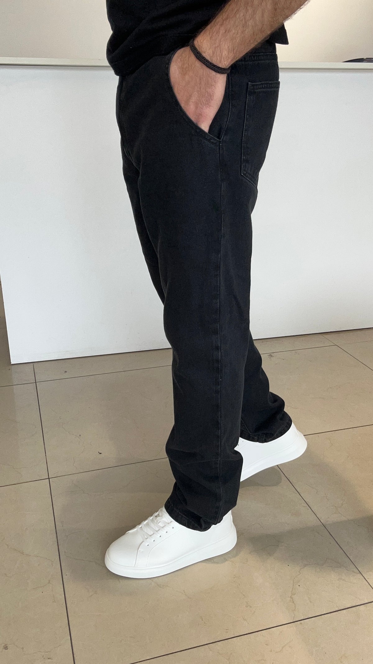 Jeans MOM black