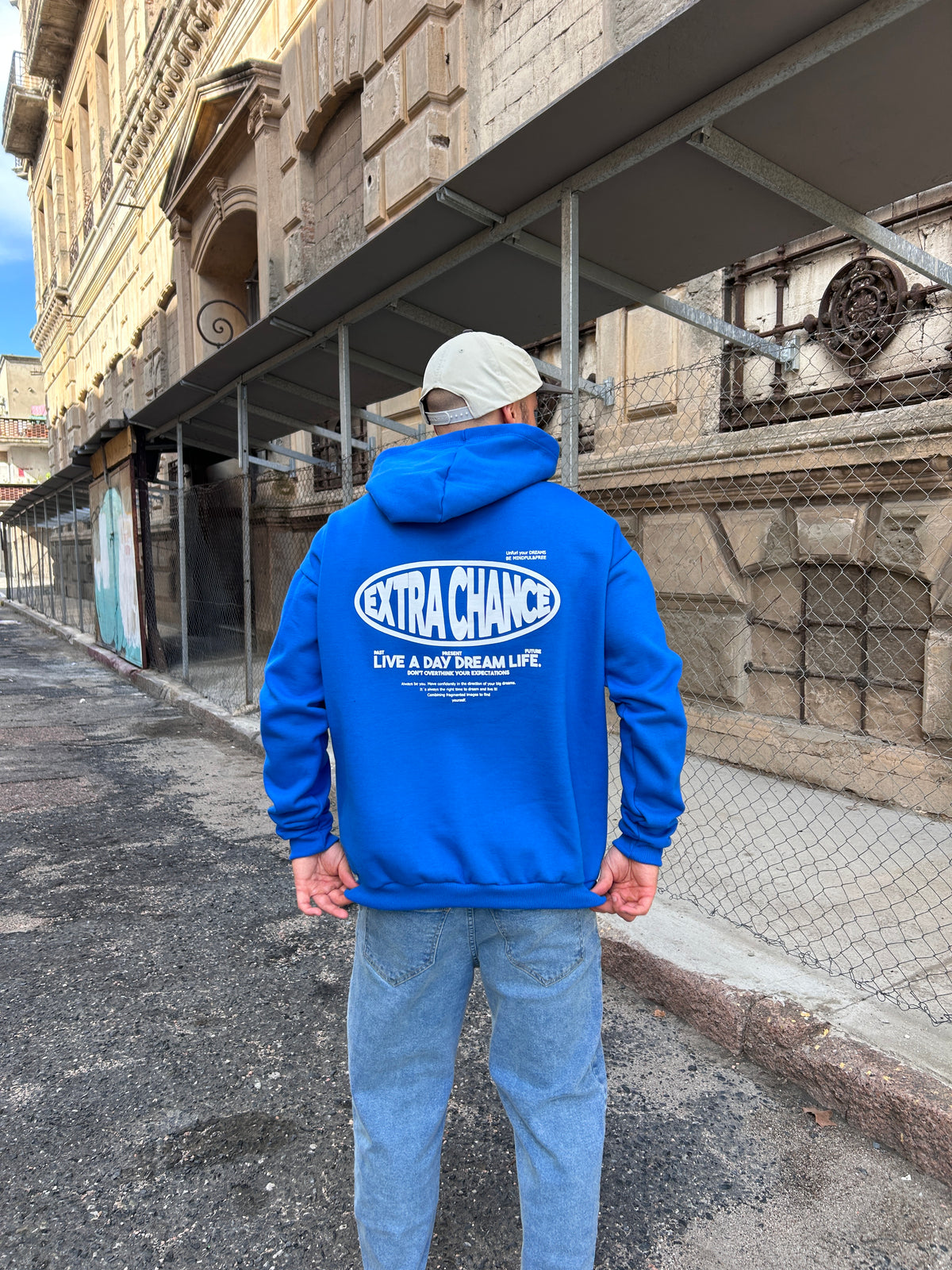 CANGURO OVERSIZE AZUL