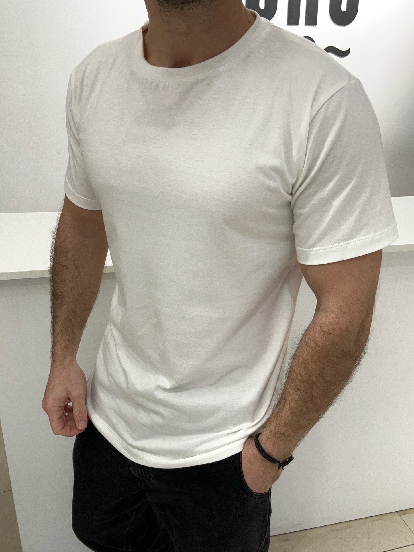 Remera básica de algodón
