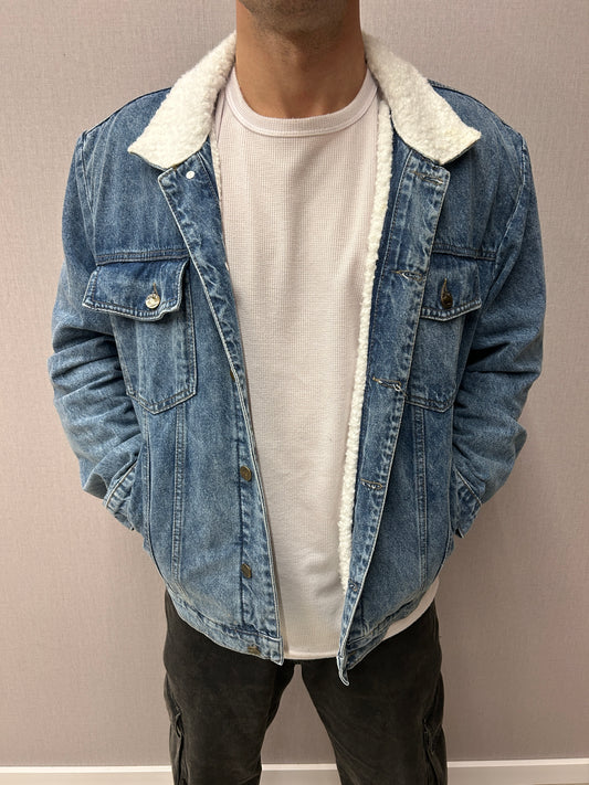 Chaqueta de jeans forrada