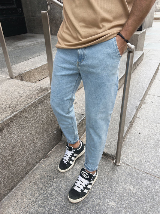 Jeans Slouchy azul claro