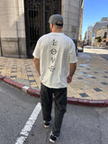 Remera estampada (espalda) marfil LOVE