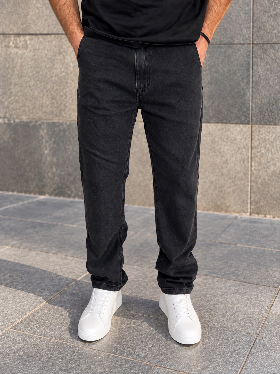 Jeans MOM black