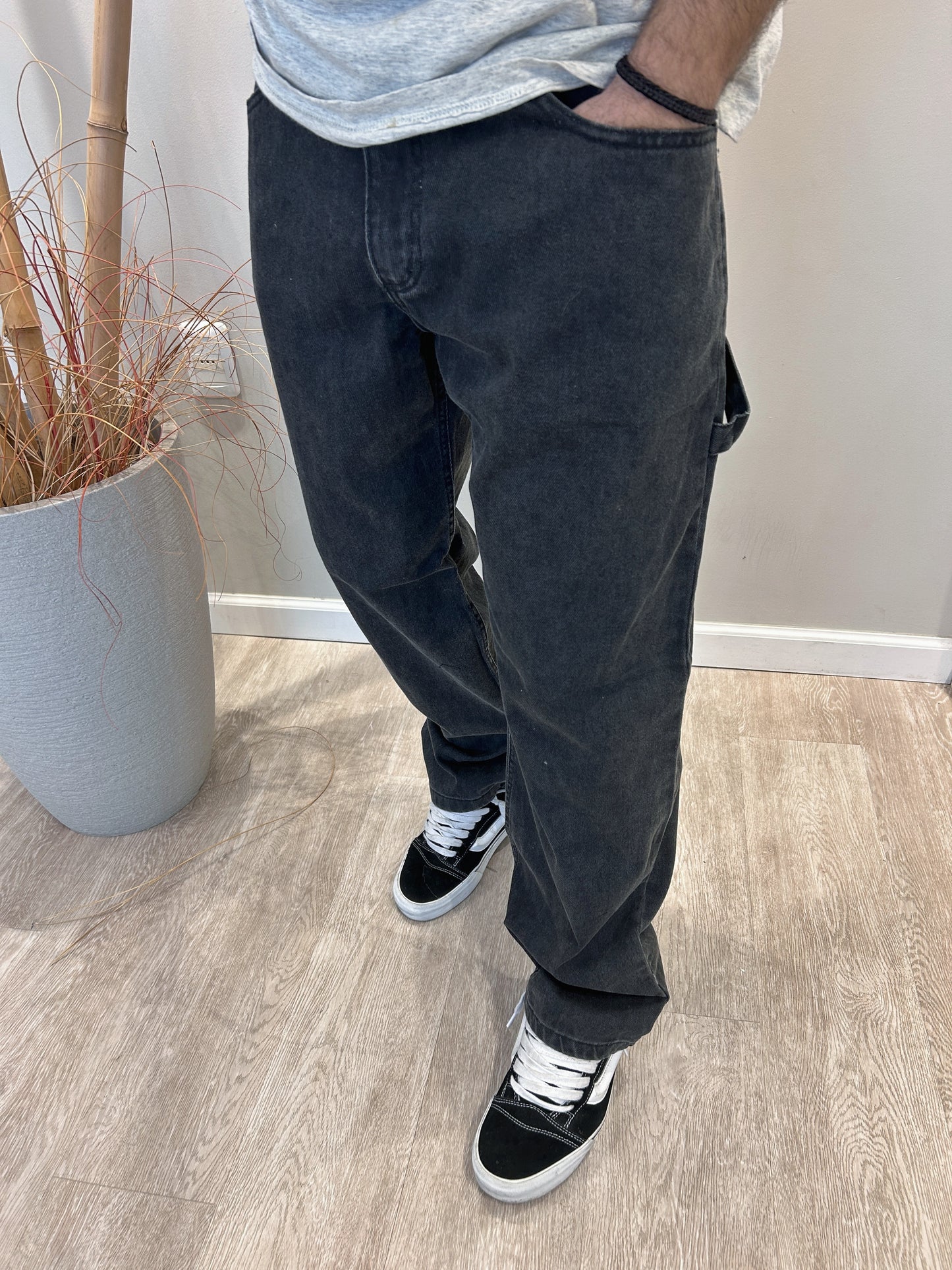 Jeans gastado carpintero