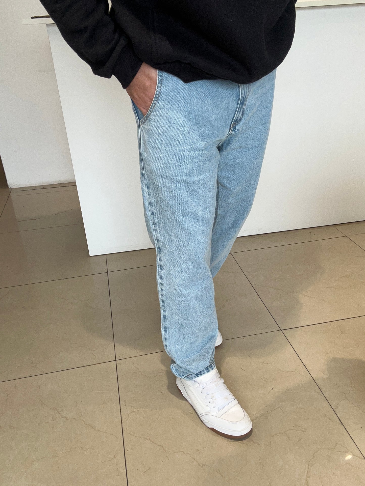 Jeans MOM azul claro